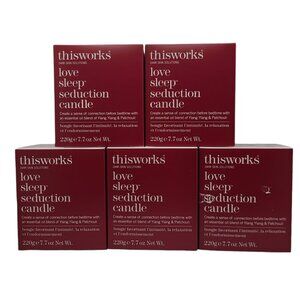 5 Pack, This Works Love Sleep Seduction Candle 7.7 oz